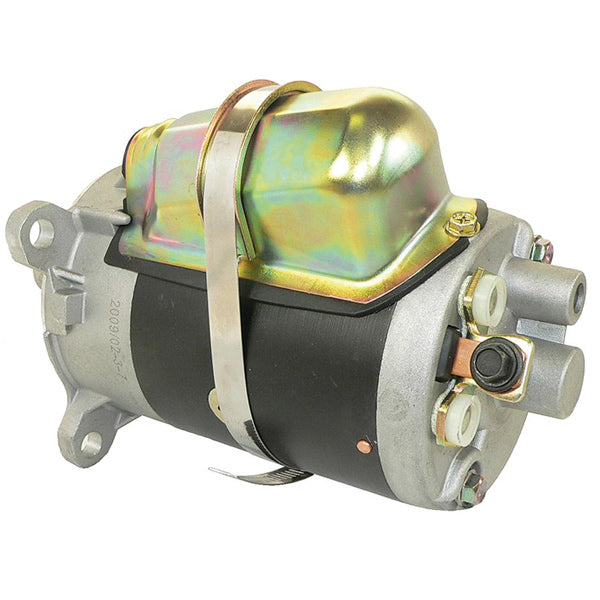 Quicksilver 12-volt starter til Ford set fra siden med tilslutningspunkter