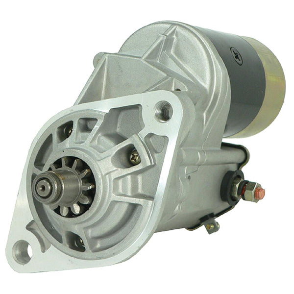 Quicksilver 12-volts starter, set fra siden på en båd