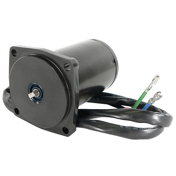 Quicksilver 12-volt trim-/tiltmotor til Evinrude monteret på båd.