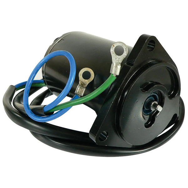 Quicksilver 12-volt trim/tilt motor monteret på Yamaha bådmotor