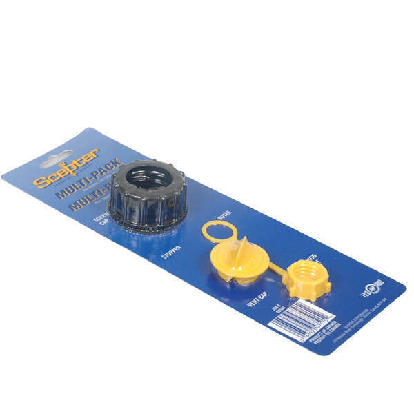 Scepter låg og midtstykke til brændstoftanker, vist fra siden.