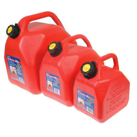 Benzindunk Scepter 5 liter i polyethylen, set fra siden