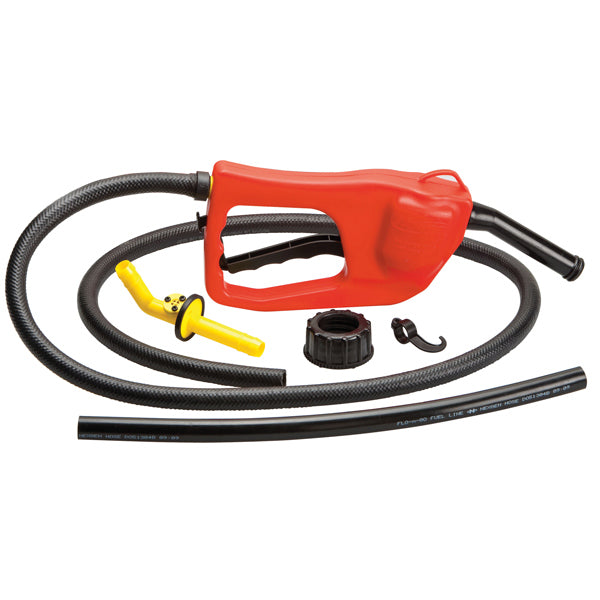 Flo N Go Maxflo hævertpumpe fra Scepter til brændstoftanke, set fra siden