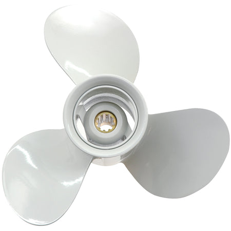 Polastorm Propel propeller, set forfra med detaljeret design.