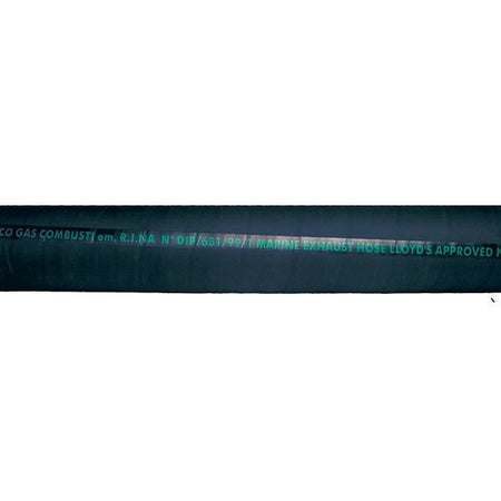 SeaTec udstødningsslange 32mm i 10 meters længde, viser slangen fra siden.