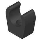 Whale monteringsclips 15 mm i sort farve, pakket i bulk med 100 stk.