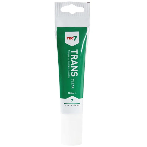 Tec7 fugemasse i klar tube set forfra, 100ml til forsegling af fuger