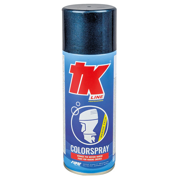 TK Line spraymaling i marine blue til bådmaling