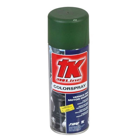 TK Line spraymaling i nanni blå på hvid baggrund