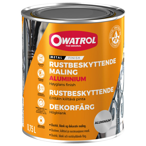 Owatrol aluminiumoverflade, 0,75 liter, til vedligeholdelse af båd