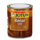 Jotun Benar uvr olie gyldenbrun i 3/4 liter emballage på hvid baggrund