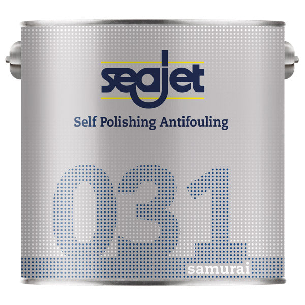SeaJet 031 Allround bundmaling blå i en 2,5L bøtte set fra forsiden