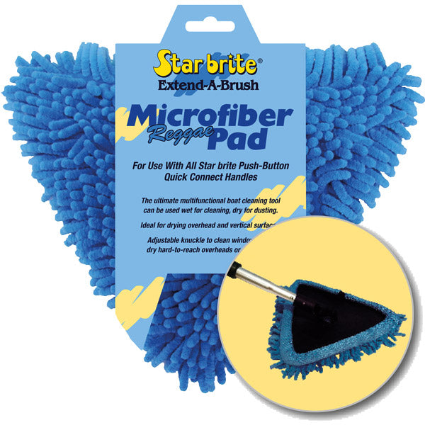 Star Brite Reggae microfiber pad til hånd, klar til brug på bådpleje.