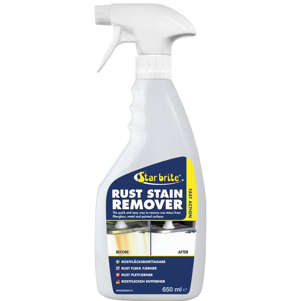 Star Brite rust pletfjerner i sprøjteflaske, set fra siden