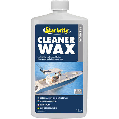 Star Brite Premium Cleaner voks med PTEF i 1000 ml flaske, klar til brug.