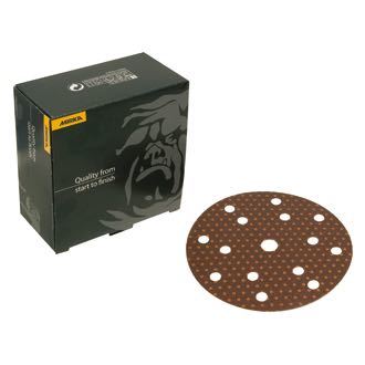 Mirka Ultimax sandpapir Ø150 mm P120 med flere huller i pakke