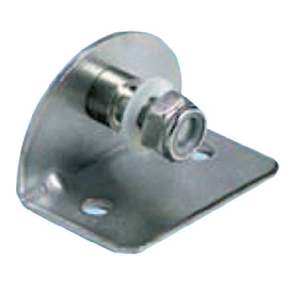 SeaTec vinkelbeslag i RF stål, 8 mm indvendig, 50×30×30 mm, til gasdæmpere.