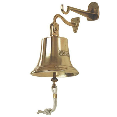 Skibsklokke i antik messing fra Foresti, designet i stilfuld 1888 model.