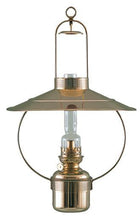 DHR, Cabin lampe 8209 i messing, set forfra med lys
