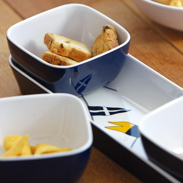 Marine Business Regata Snack sæt, tæt på med fokus på design og materialer