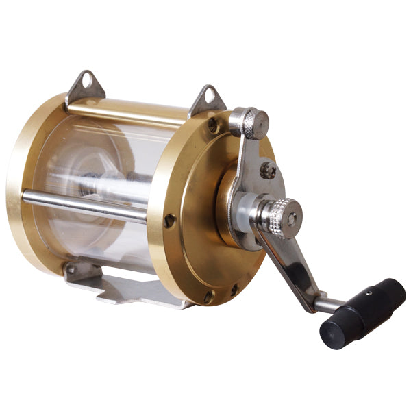 Close-up af SeaTec fiskehjul kværn, klar til brug på bordet