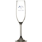 Marine Business champagneglas i glas med elegant design, set forfra