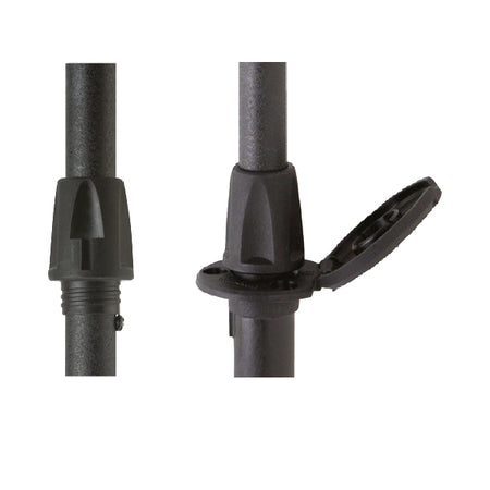 Attwood lanternemast 105 cm vist fra fronten, klar til installation