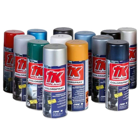 TK Line spraymaling Caterpillar gul, set fra siden med detaljer