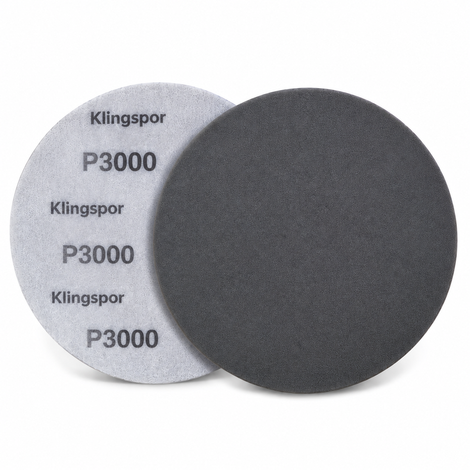 Klingspor sanding disc with foam Ø150mm P3000 10 pcs